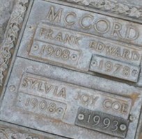 Sylvia Joy Coe McCord