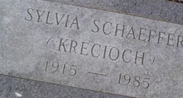 Sylvia (Krecioch) Schaeffer Sylvia (Krecioch) Schaeffer