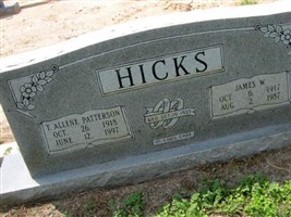 T. Allene Patterson Hicks