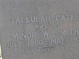 Tallulah Cates Smith Tallulah Cates Smith