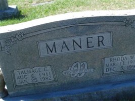 Talmage G Maner Talmage G Maner