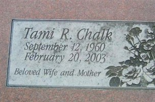 Tami R Chalk Tami R Chalk
