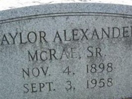 Taylor Alexander McRae, Sr Taylor Alexander McRae, Sr