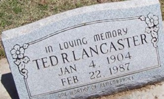 Ted R. Lancaster Ted R. Lancaster