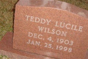Teddy Lucile Wilson Teddy Lucile Wilson