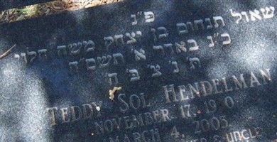 Teddy Sol Hendelman Teddy Sol Hendelman