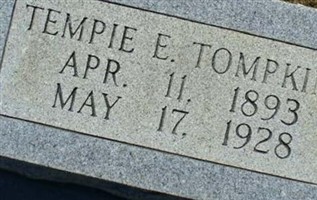 Tempie E. Tompkins Tempie E. Tompkins