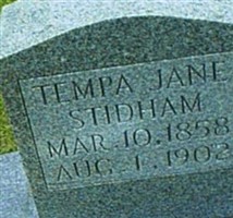 Tempra (Tempy) Jane Cox Stidham