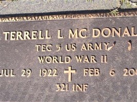 Terrell L McDonald
