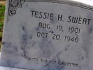 Tessie H. Sweat Tessie H. Sweat