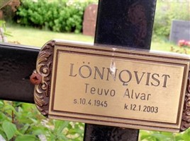 Teuvo Alvar Lnnqvist Teuvo Alvar Lnnqvist