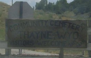 Thayne Cemetery Thayne Cemetery