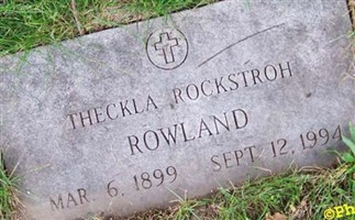 Theckla Rockstroh Rowland Theckla Rockstroh Rowland