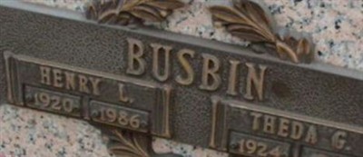 Theda G Busbin Theda G Busbin