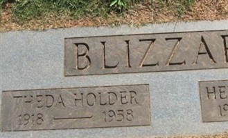 Theda Holder Blizzard