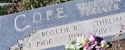 Thelma B "Teddie" Cope Thelma B "Teddie" Cope