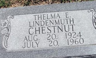 Thelma E Chestnut Lindenmuth Thelma E Chestnut Lindenmuth
