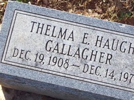 Thelma E Haugh Gallagher