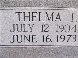 Thelma I. Goolsby Thelma I. Goolsby