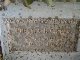 Thelma I. Greer Thelma I. Greer