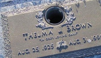 Thelma J Brown Thelma J Brown