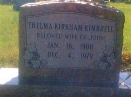 Thelma Kirkham Kimbrell Thelma Kirkham Kimbrell