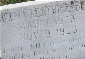 Thelma Leatrice Belk Thelma Leatrice Belk