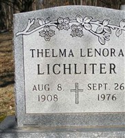 Thelma Lenora Lichliter Thelma Lenora Lichliter