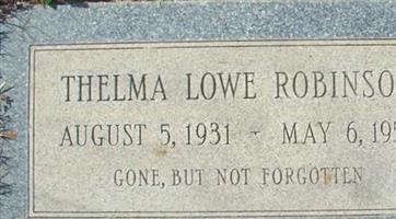 Thelma Lowe Robinson