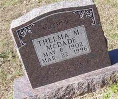 Thelma M McDade Thelma M McDade
