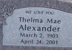 Thelma Mae Alexander