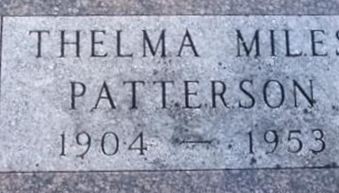 Thelma Miles Patterson