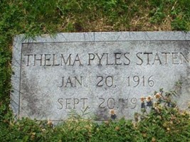 Thelma Pyles Staten Thelma Pyles Staten