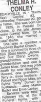 Thelma R Mize Conley