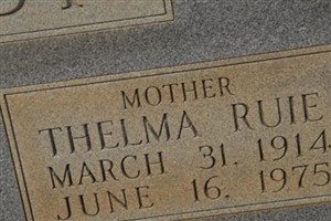 Thelma Ruie Kennedy Thelma Ruie Kennedy