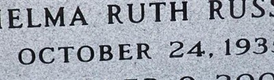 Thelma Ruth Russell Burt