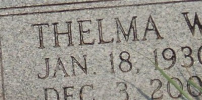 Thelma W. Reeves Thelma W. Reeves