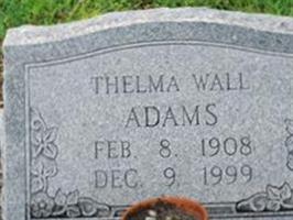 Thelma Wall Adams