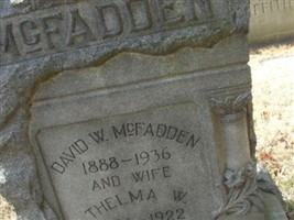 Thelma Willine McFadden Thelma Willine McFadden