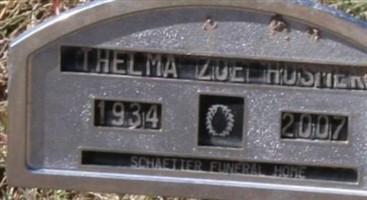 Thelma Zoe Hosmer Thelma Zoe Hosmer