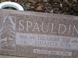 Theodore D Spaulding Theodore D Spaulding