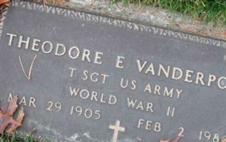 Theodore E Vanderpool Theodore E Vanderpool