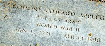 Theodore Edward Applegate Theodore Edward Applegate
