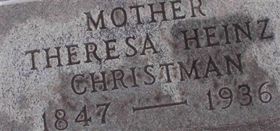 Theresa Bronnenkant Heinz Christman