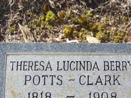 Theresa Lucinda Berry Potts Clark Theresa Lucinda Berry Potts Clark