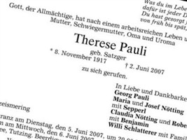 Therese Satzger Pauli