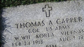 Thomas A Capper Thomas A Capper