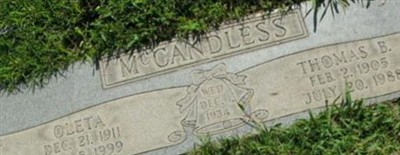 Thomas B McCandless