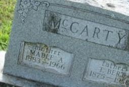 Thomas Burton "Bert" McCarty Thomas Burton "Bert" McCarty