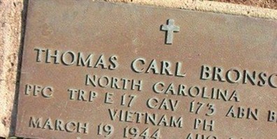 PFC Thomas Carl "Punkin" Bronson PFC Thomas Carl "Punkin" Bronson